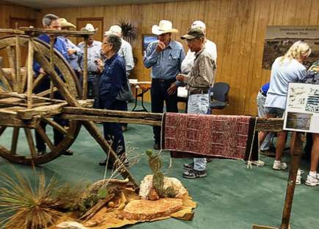 Pockets of historical discussions were plentiful at the event.