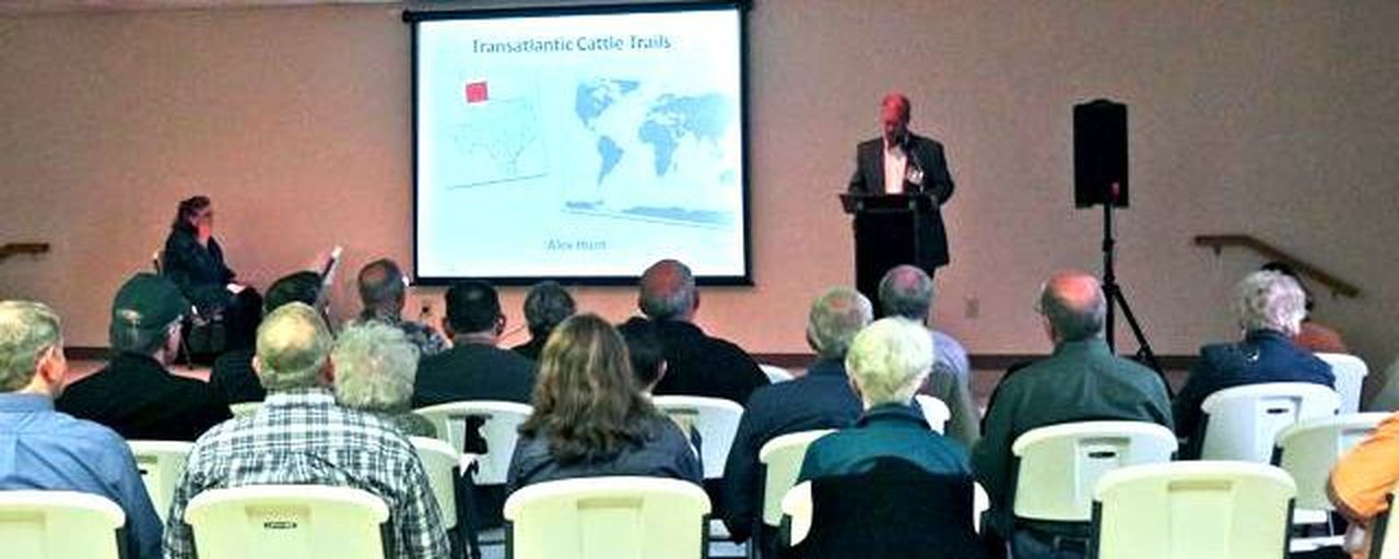 Keynote speaker Dr. Alex Hunt of West Texas A&M University