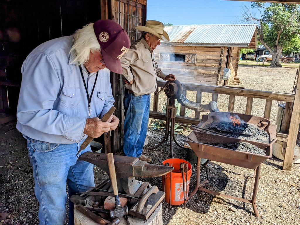Blacksmith shop.
