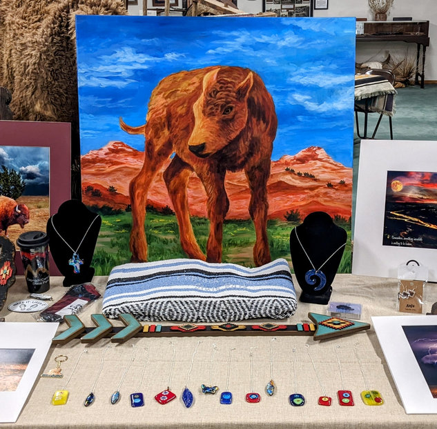 Photo of the 2025 Raffle Painting by Kayla White
